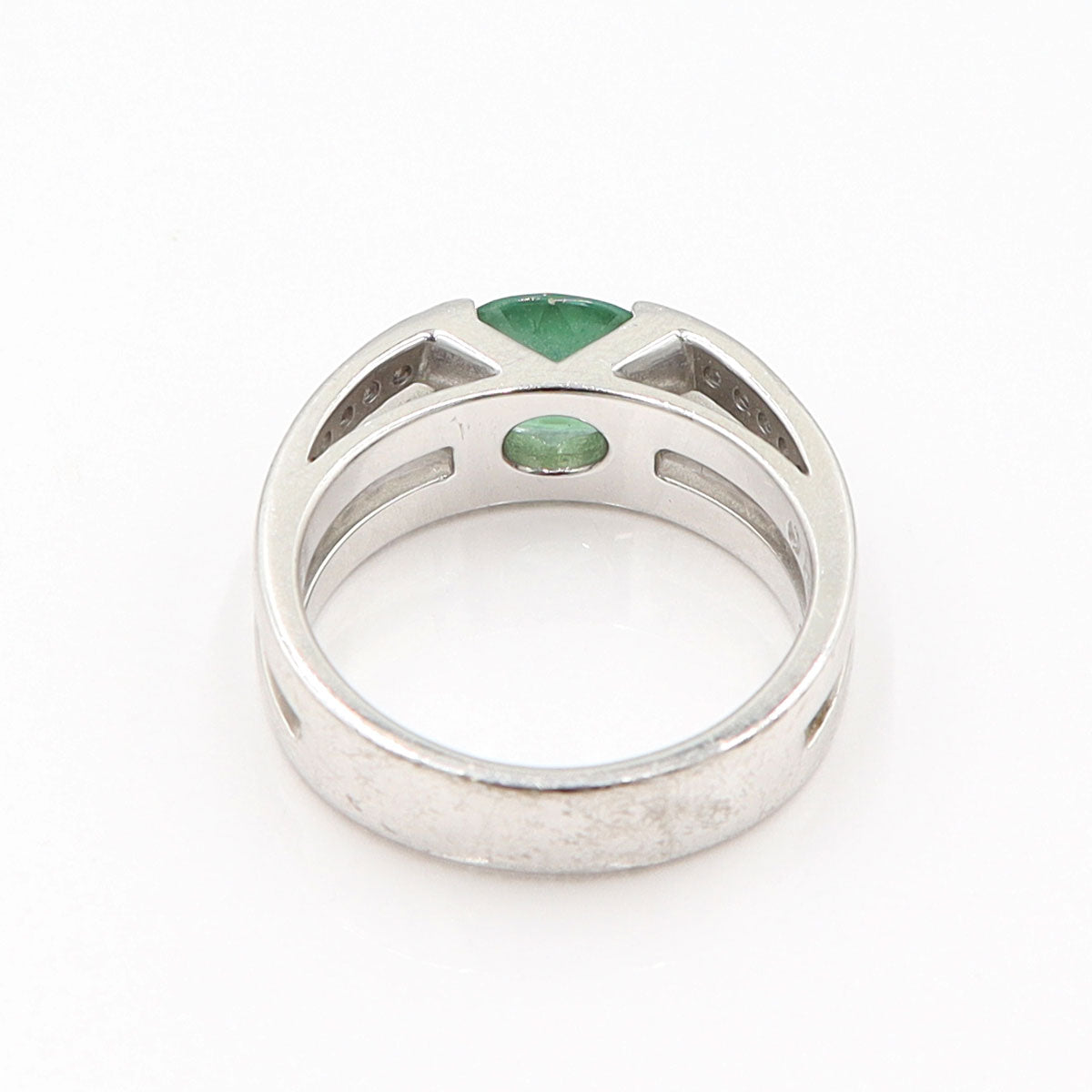 田崎真珠(TASAKI) Pt900トルマリンリング　T1.37ct　D0.18ct　リングサイズ12号　重量9.47g(石の重量含む)　レディース(中古)