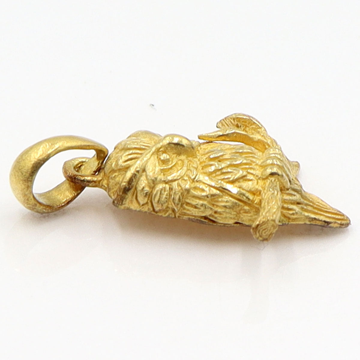 24Kペンダントトップ「フクロウ」　重量2.31g　アニマル　レディース(中古)