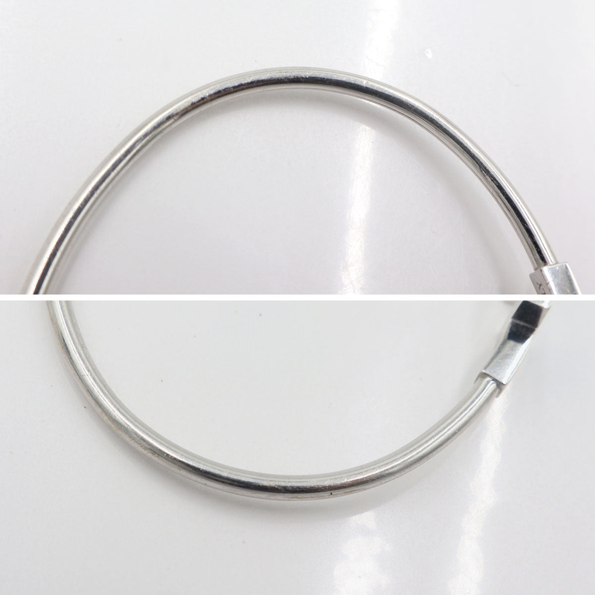 ティファニー(Tiffany & Co.)　ターコイズワイヤーブレスレット　Au750(18金)　腕回りサイズ14.6cm　重量7.2g　(中古)