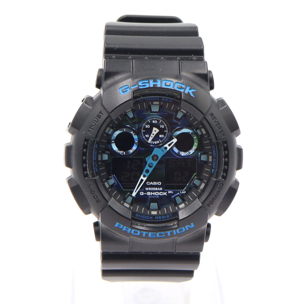 カシオ(CASIO) G-SHOCK　GA-100CB-1AJF　クォーツ時計　文字盤ブラック　メンズ(中古)