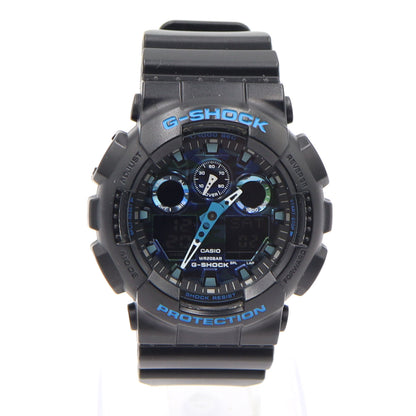 カシオ(CASIO) G-SHOCK　GA-100CB-1AJF　クォーツ時計　文字盤ブラック　メンズ(中古)