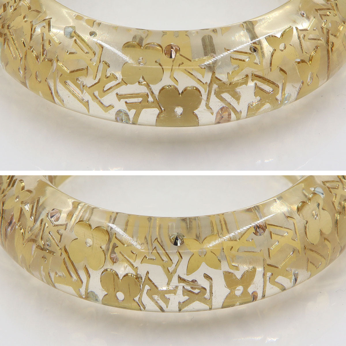 ルイ・ヴィトン(LOUIS VUITTON)　ブラスレ・アンクリュージョンGM　M65865　腕回り19.5cm　レディース(中古)