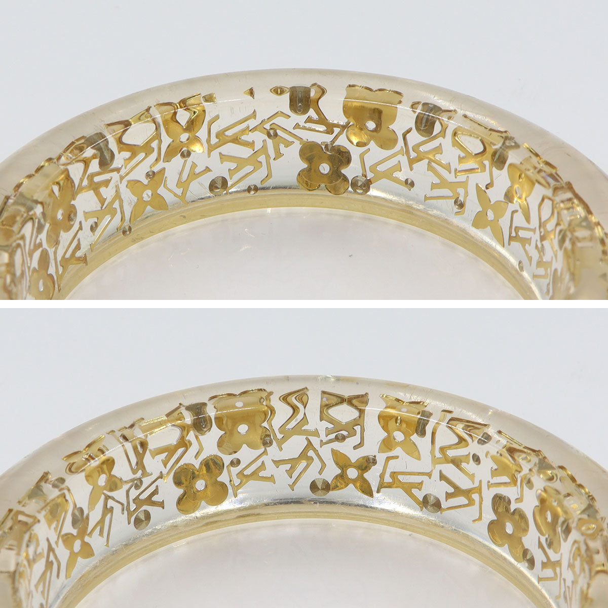 ルイ・ヴィトン(LOUIS VUITTON)　ブラスレ・アンクリュージョンGM　M65865　腕回り19.5cm　レディース(中古)