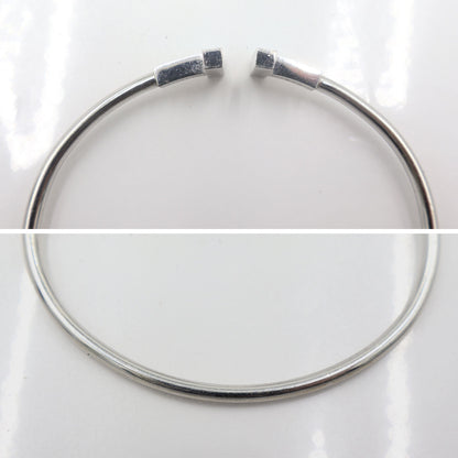 ティファニー(Tiffany & Co.)　ターコイズワイヤーブレスレット　Au750(18金)　腕回りサイズ14.6cm　重量7.2g　(中古)