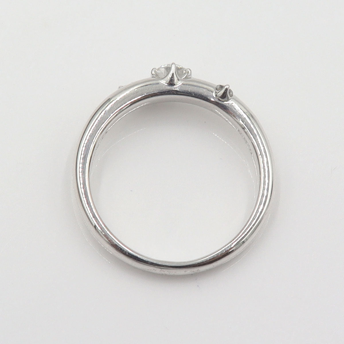 星の砂　Pt900ダイヤモンドリング　D0.23ct　リングサイズ12号　重量5.39g　レディース(中古)