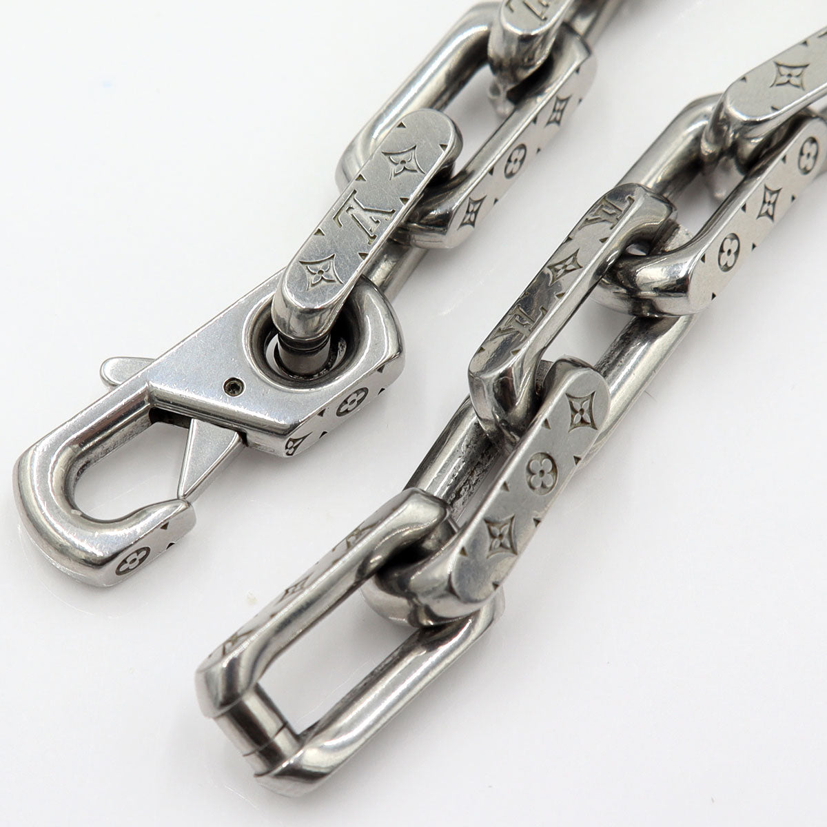 ルイ・ヴィトン(LOUIS VUITTON)　コリエチェーン ブレスレット モノグラム　M00308　腕回り19cm　重量45g　ユニセックス(中古)