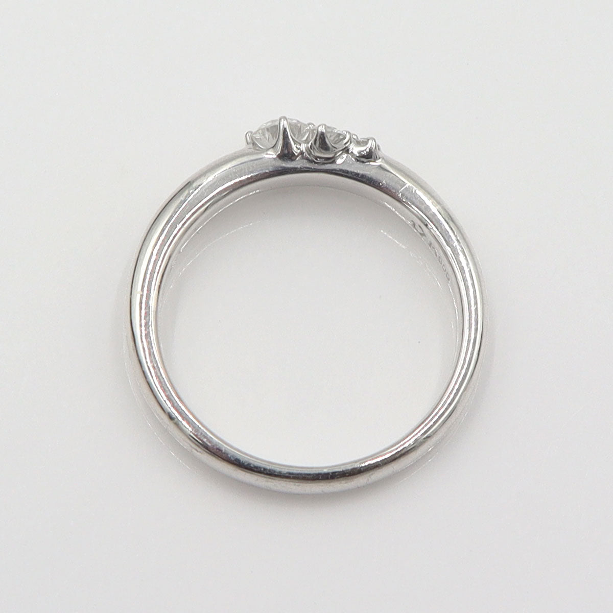 星の砂　Pt900ダイヤモンドリング　D0.23ct　リングサイズ12号　重量5.39g　レディース(中古)
