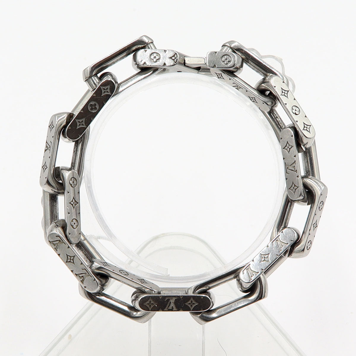 ルイ・ヴィトン(LOUIS VUITTON)　コリエチェーン ブレスレット モノグラム　M00308　腕回り19cm　重量45g　ユニセックス(中古)