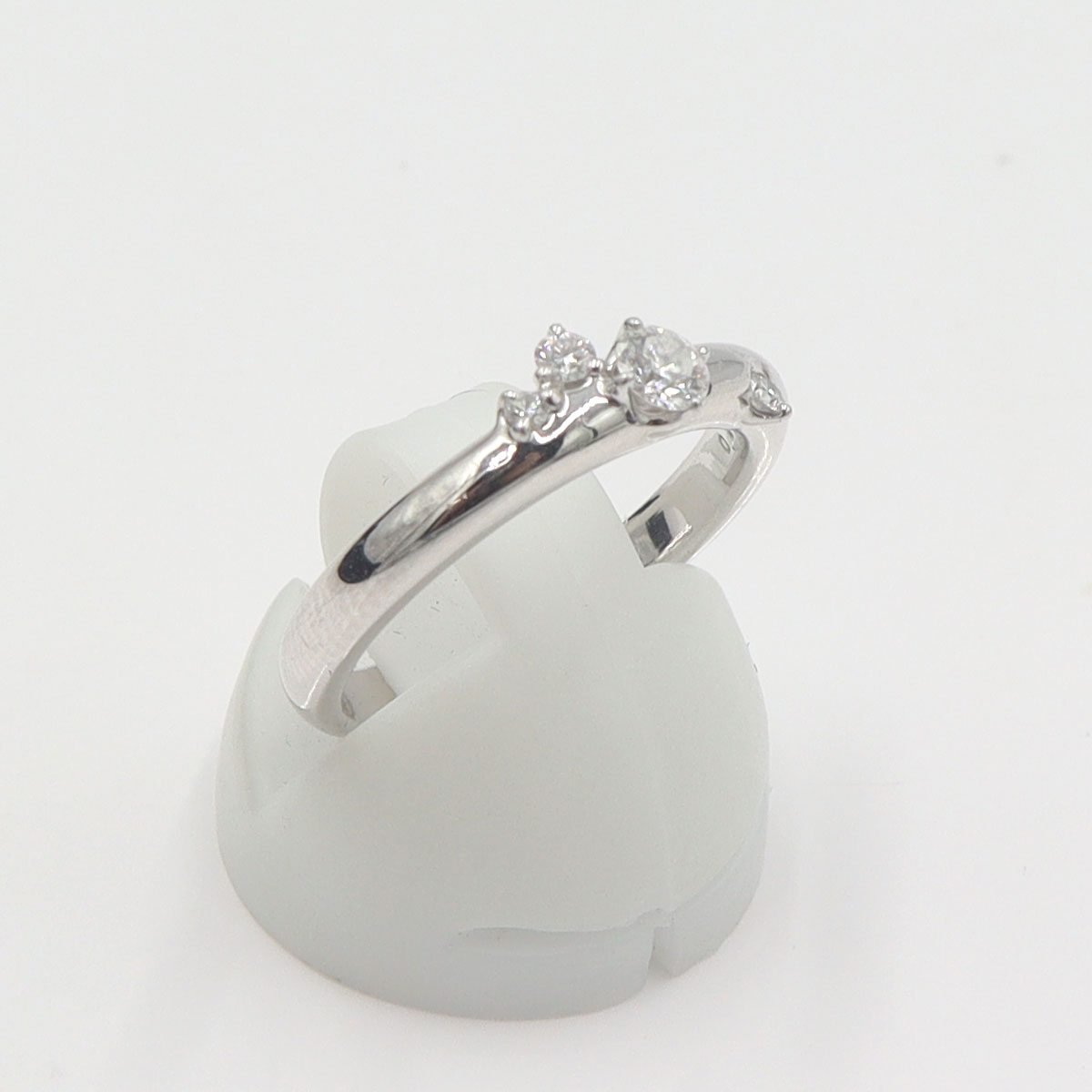 星の砂　Pt900ダイヤモンドリング　D0.23ct　リングサイズ12号　重量5.39g　レディース(中古)