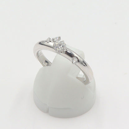 星の砂　Pt900ダイヤモンドリング　D0.23ct　リングサイズ12号　重量5.39g　レディース(中古)