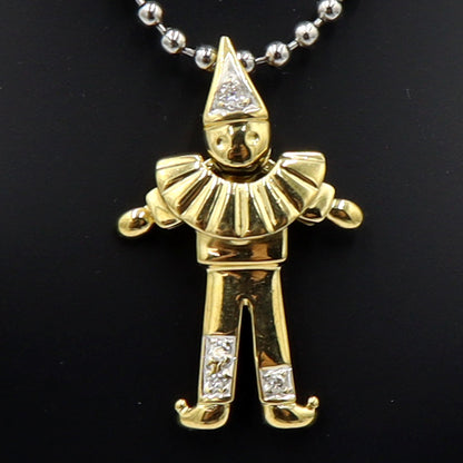 750ダイヤモンドペンダントトップ「ピエロ」　重量3.79g　レディース(中古)