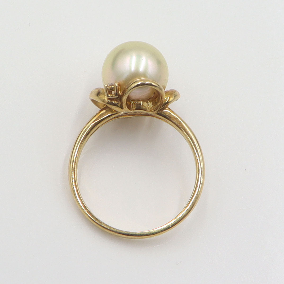 田崎真珠(TASAKI)　K18パールリング　10mm　リングサイズ13号　重量5.29g　レディース(中古)