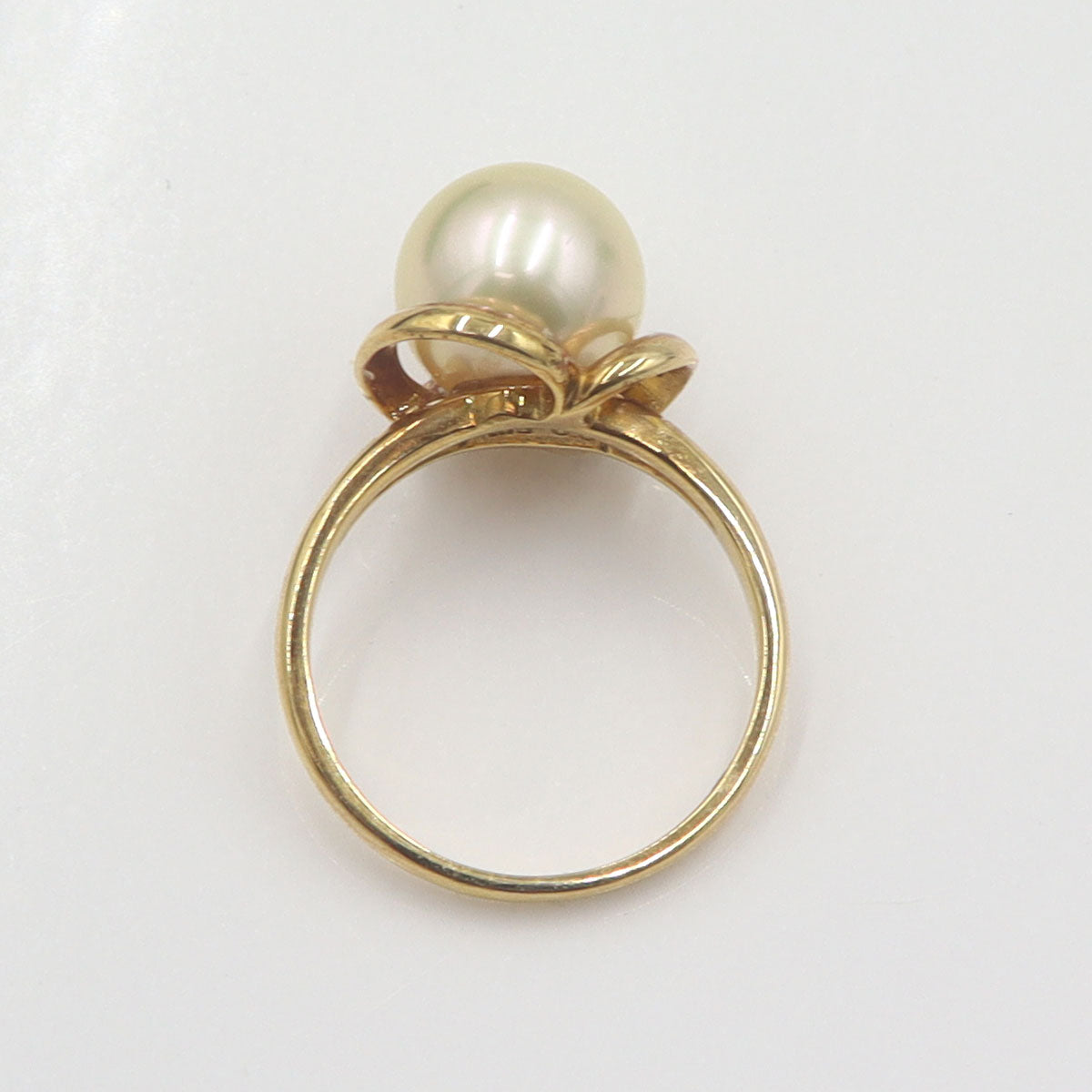 田崎真珠(TASAKI)　K18パールリング　10mm　リングサイズ13号　重量5.29g　レディース(中古)