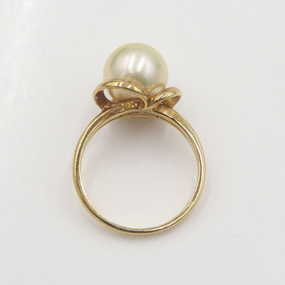 田崎真珠(TASAKI)　K18パールリング　10mm　リングサイズ13号　重量5.29g　レディース(中古)