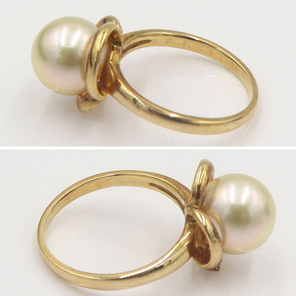 田崎真珠(TASAKI)　K18パールリング　10mm　リングサイズ13号　重量5.29g　レディース(中古)