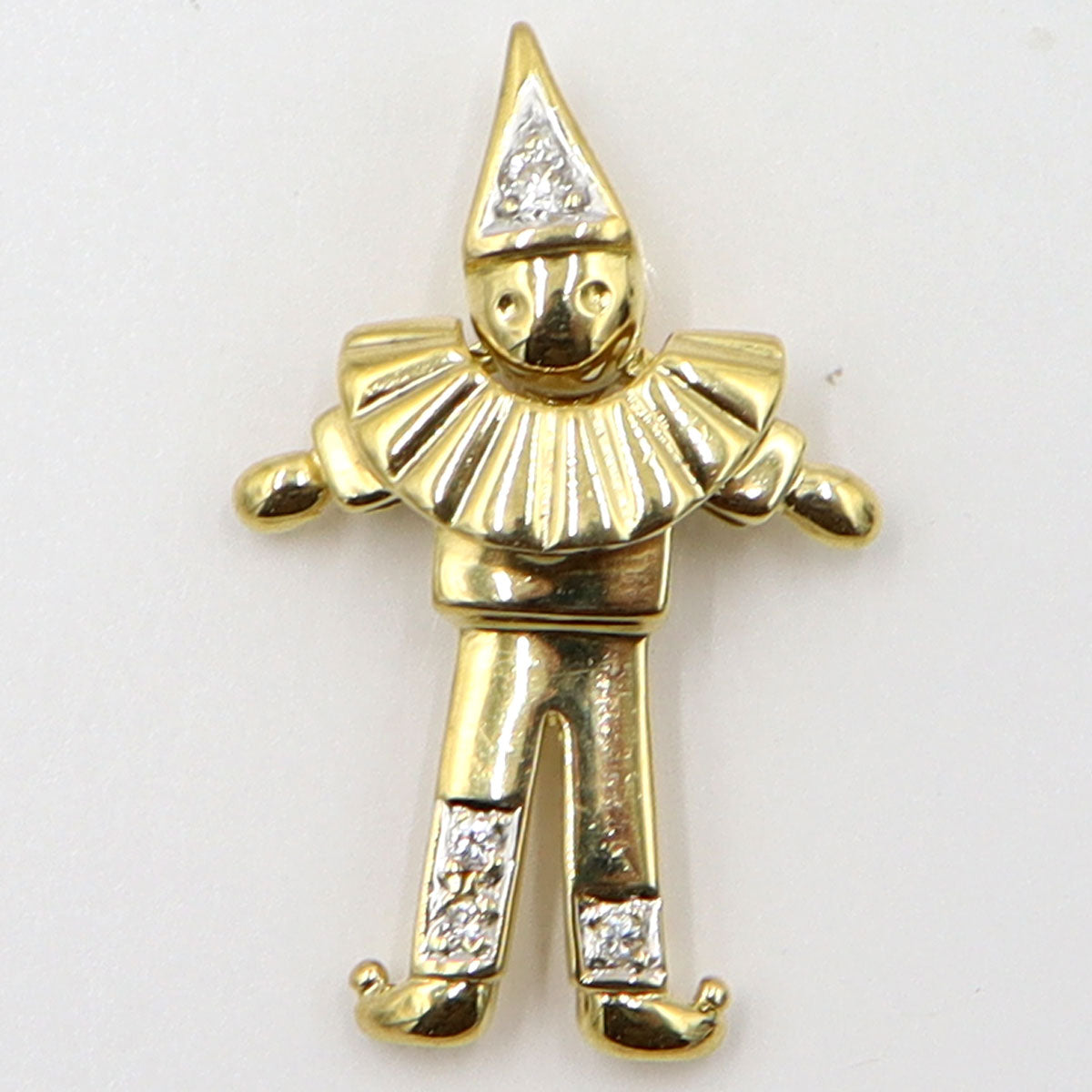 750ダイヤモンドペンダントトップ「ピエロ」　重量3.79g　レディース(中古)