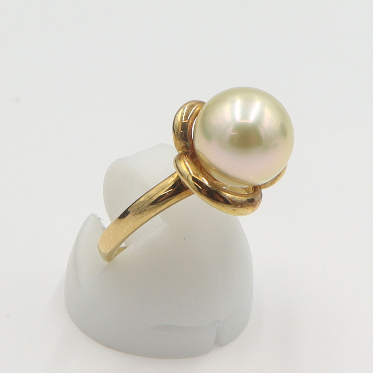 田崎真珠(TASAKI)　K18パールリング　10mm　リングサイズ13号　重量5.29g　レディース(中古)