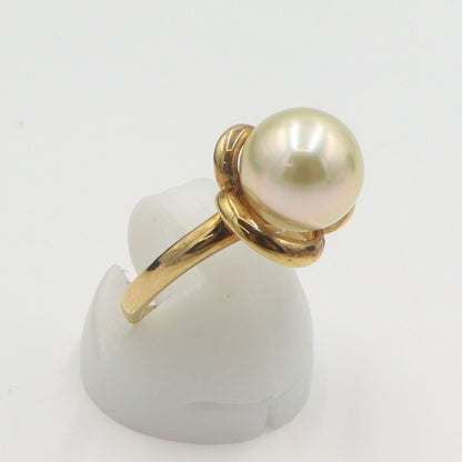 田崎真珠(TASAKI)　K18パールリング　10mm　リングサイズ13号　重量5.29g　レディース(中古)