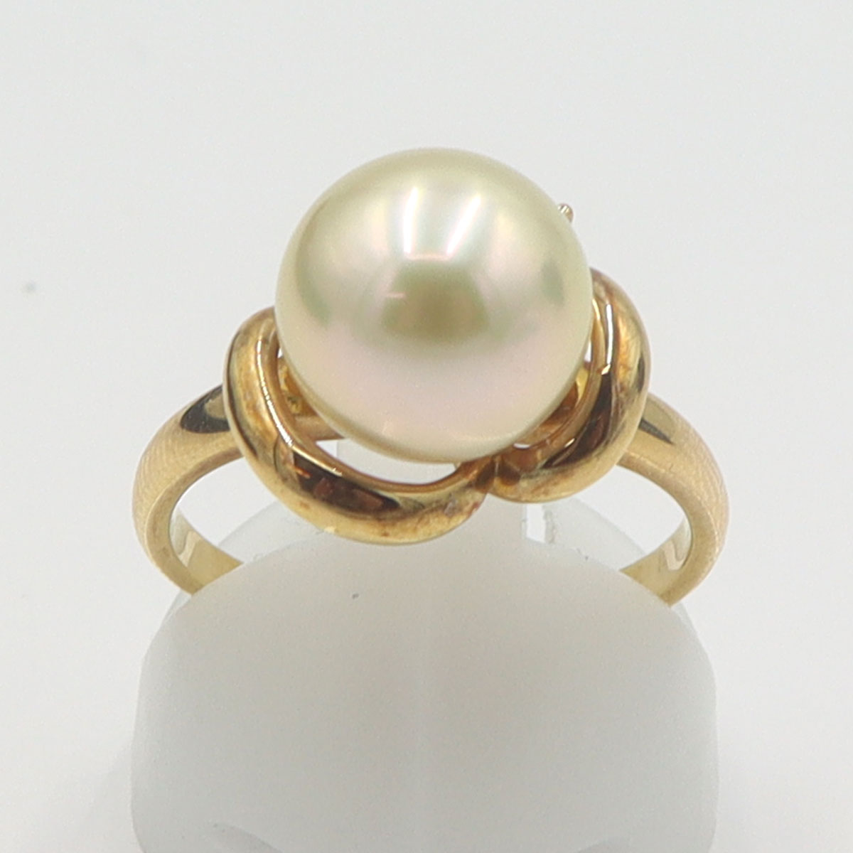 田崎真珠(TASAKI)　K18パールリング　10mm　リングサイズ13号　重量5.29g　レディース(中古)