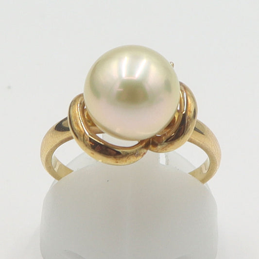田崎真珠(TASAKI)　K18パールリング　10mm　リングサイズ13号　重量5.29g　レディース(中古)