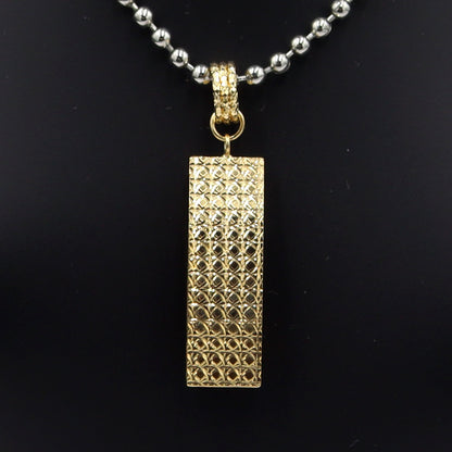 K18デザインペンダントトップ　重量1.33g　メンズ　レディース(中古)