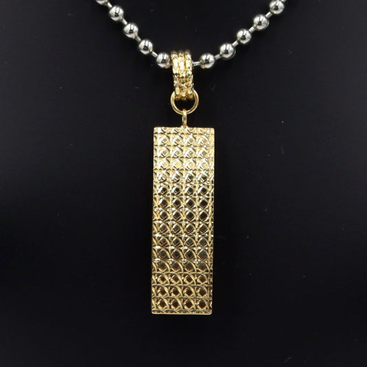 K18デザインペンダントトップ　重量1.33g　メンズ　レディース(中古)