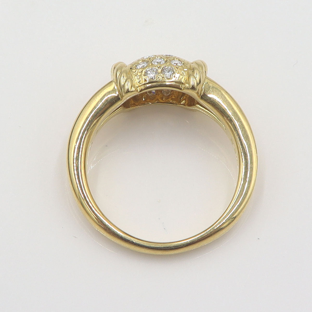 星の砂　K18ダイヤモンドリング　D0.22　リングサイズ12号　重量6.97g　レディース(中古)