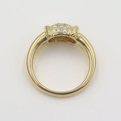 星の砂　K18ダイヤモンドリング　D0.22　リングサイズ12号　重量6.97g　レディース(中古)