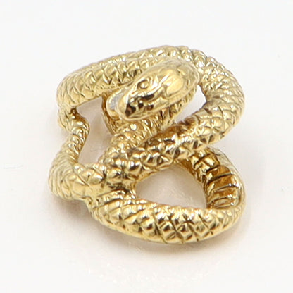 K18ダイヤモンドペンダントトップ「スネーク」　D0.09ct　重量5.53g(石の重量含む)　レディース(中古)