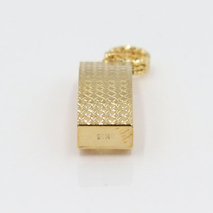 K18デザインペンダントトップ　重量1.33g　メンズ　レディース(中古)