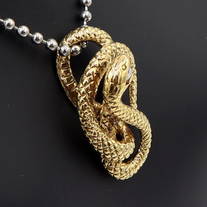 K18ダイヤモンドペンダントトップ「スネーク」　D0.09ct　重量5.53g(石の重量含む)　レディース(中古)