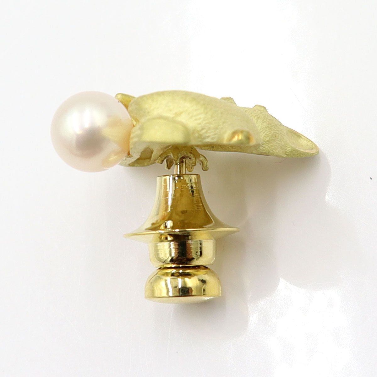 K18パールタイピンブローチ「コアラ」　重量5.90g　アニマル　レディース(中古)