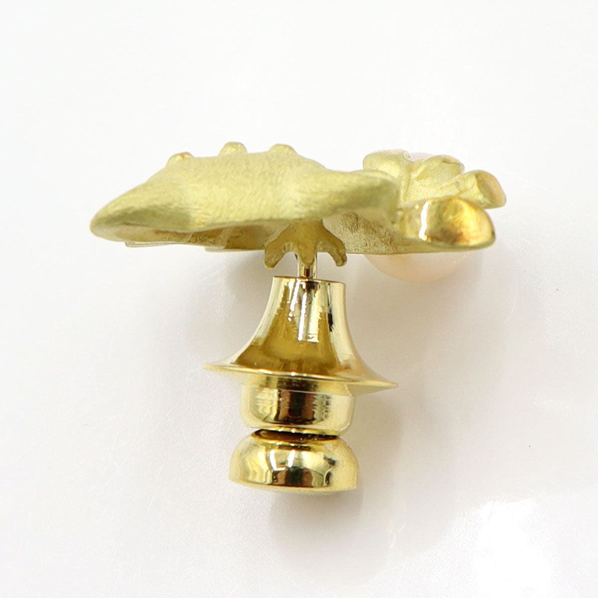 K18パールタイピンブローチ「コアラ」　重量5.90g　アニマル　レディース(中古)