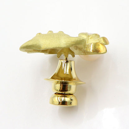 K18パールタイピンブローチ「コアラ」　重量5.90g　アニマル　レディース(中古)