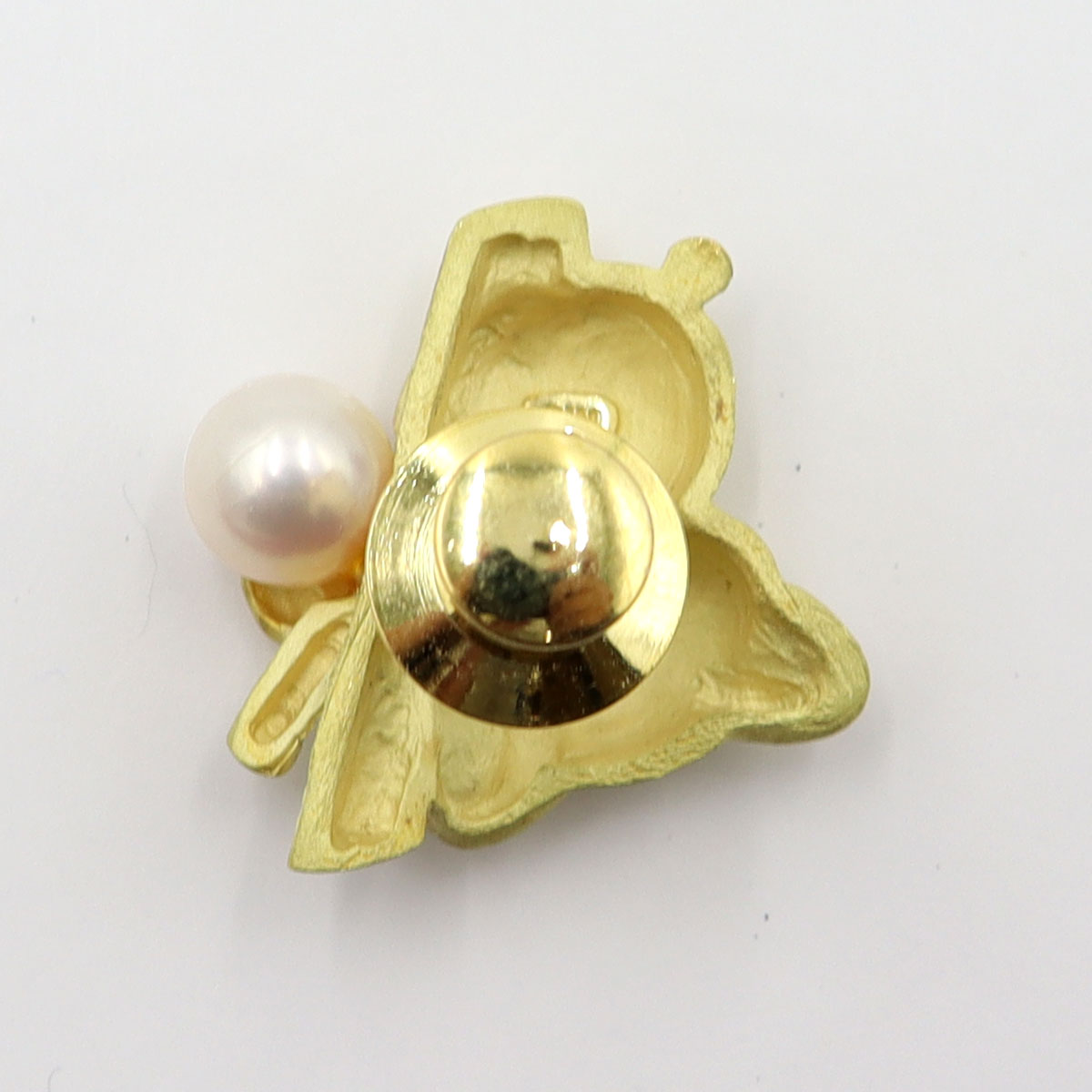 K18パールタイピンブローチ「コアラ」　重量5.90g　アニマル　レディース(中古)